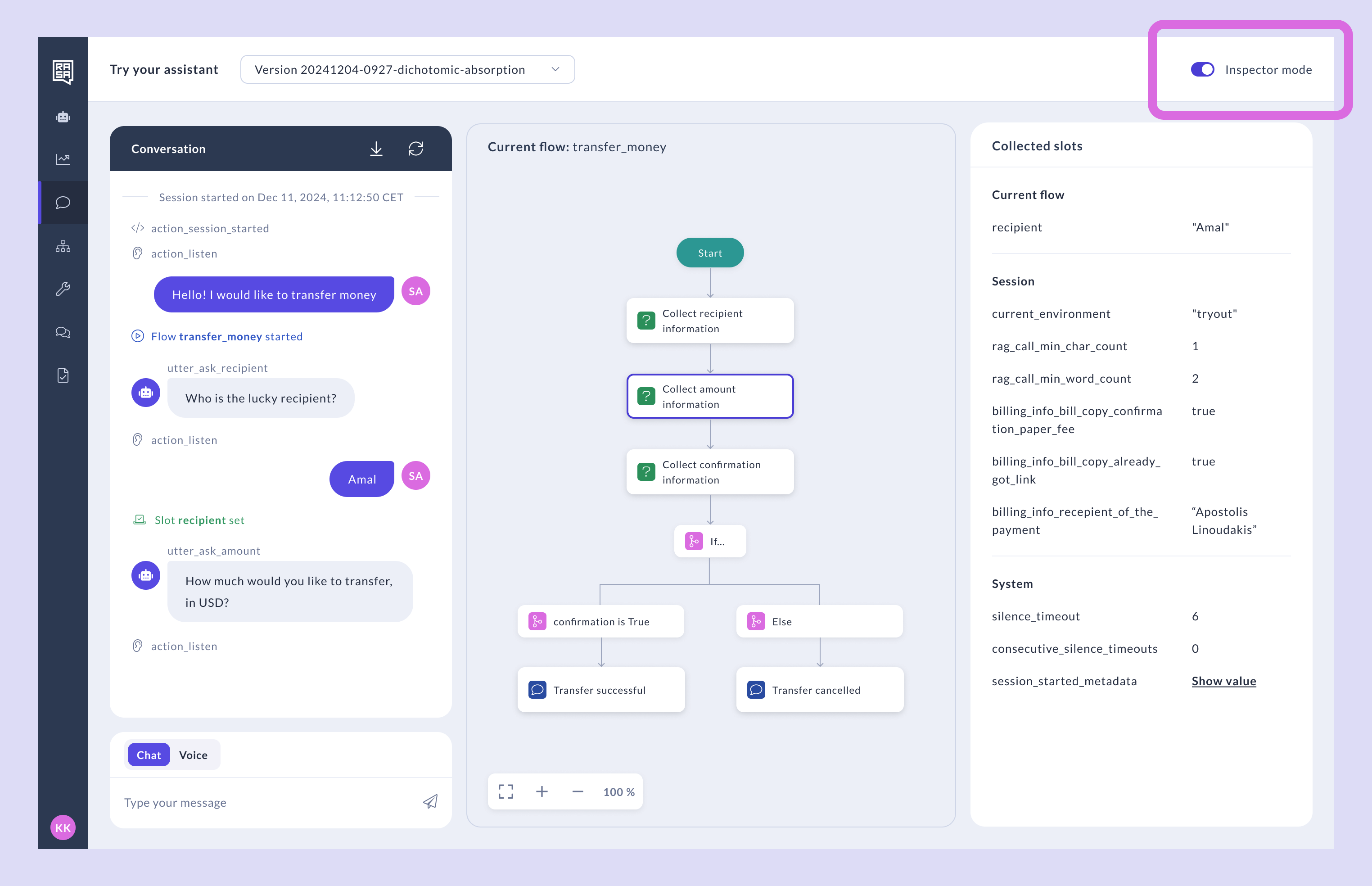 Enabling Inspector Mode